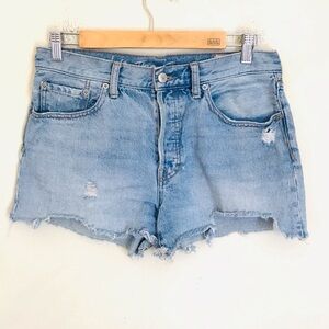Free People We The Free Sofia Jean Shorts 30